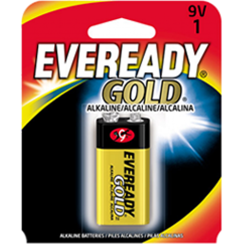 Bateria 9V Alcalina Gold Eveready Pilhas e Baterias Alcalinas